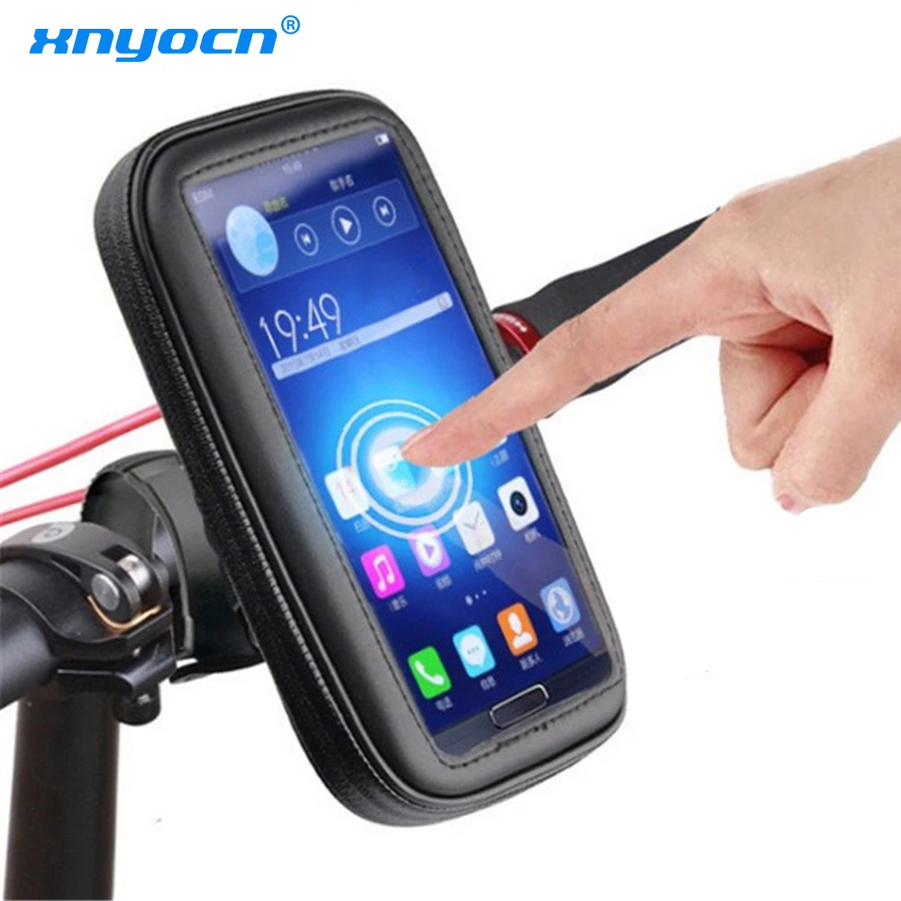 

For Lg G5 G4 Samsung Galaxy J5 A3 Huawei P9 P8 Lite Mobile Phone Holder Case Motorcycle Waterproof Pouch Bag Bike Bicycle Stands