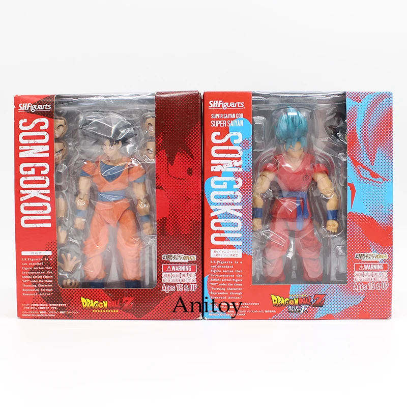 

SHF Dragon Ball Z Resurrection F Son Gokou Goku PVC Action Figure Collectible Model Toy 2 Styles
