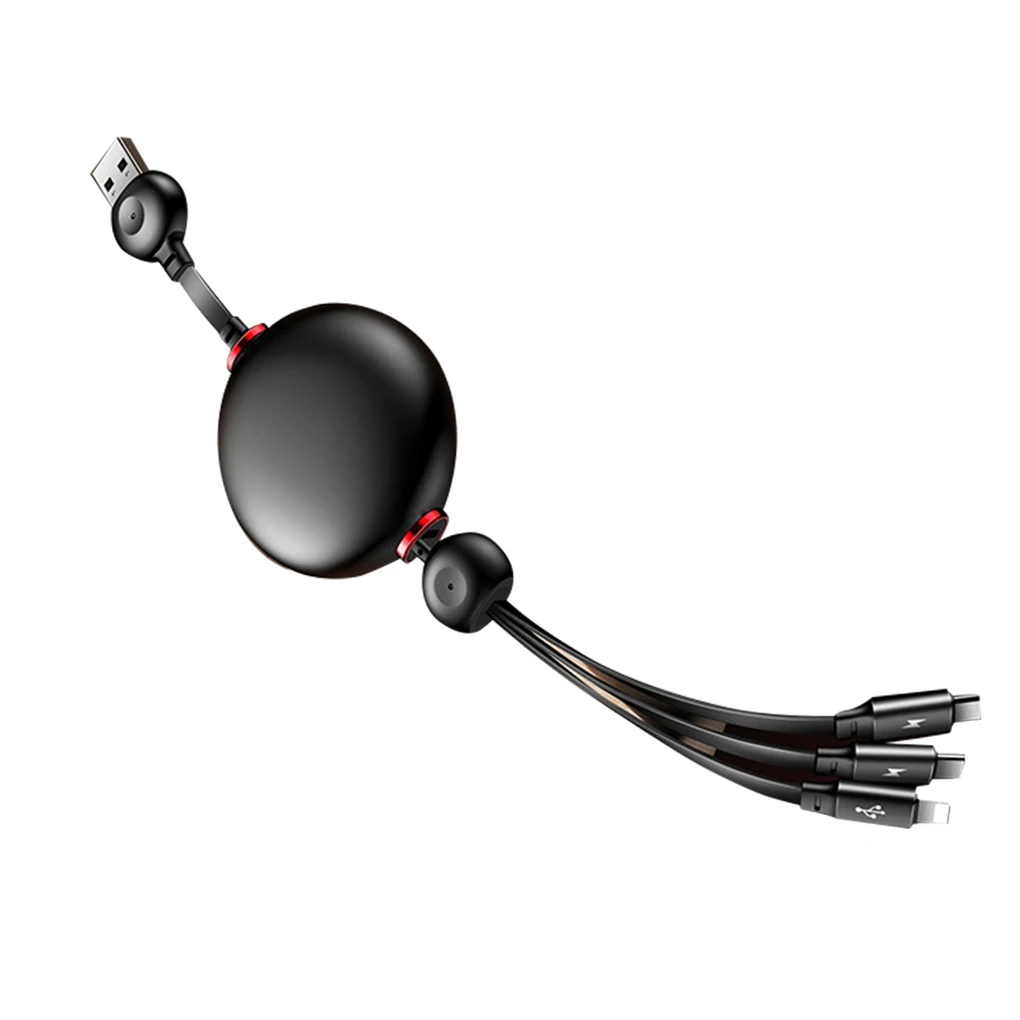 Elenxs 3 в 1 usb type C Micro USB кабель Замена для iPhone зарядный кабель 100 см 3A Быстрая зарядка USB C кабель