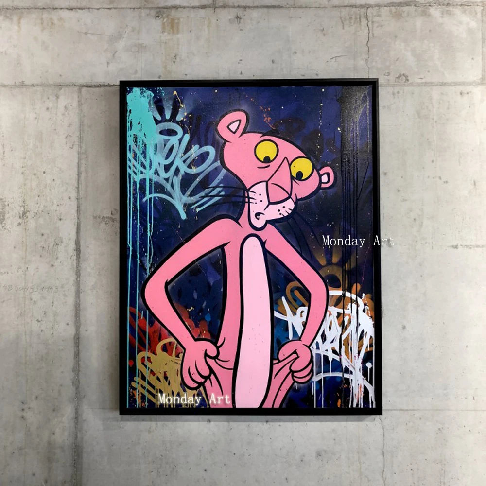 MM hand-painted-graffiti-pop-brainwash-art-alec-monopoly-on-canvas-painting-good-for-bedroom-decoration (3)