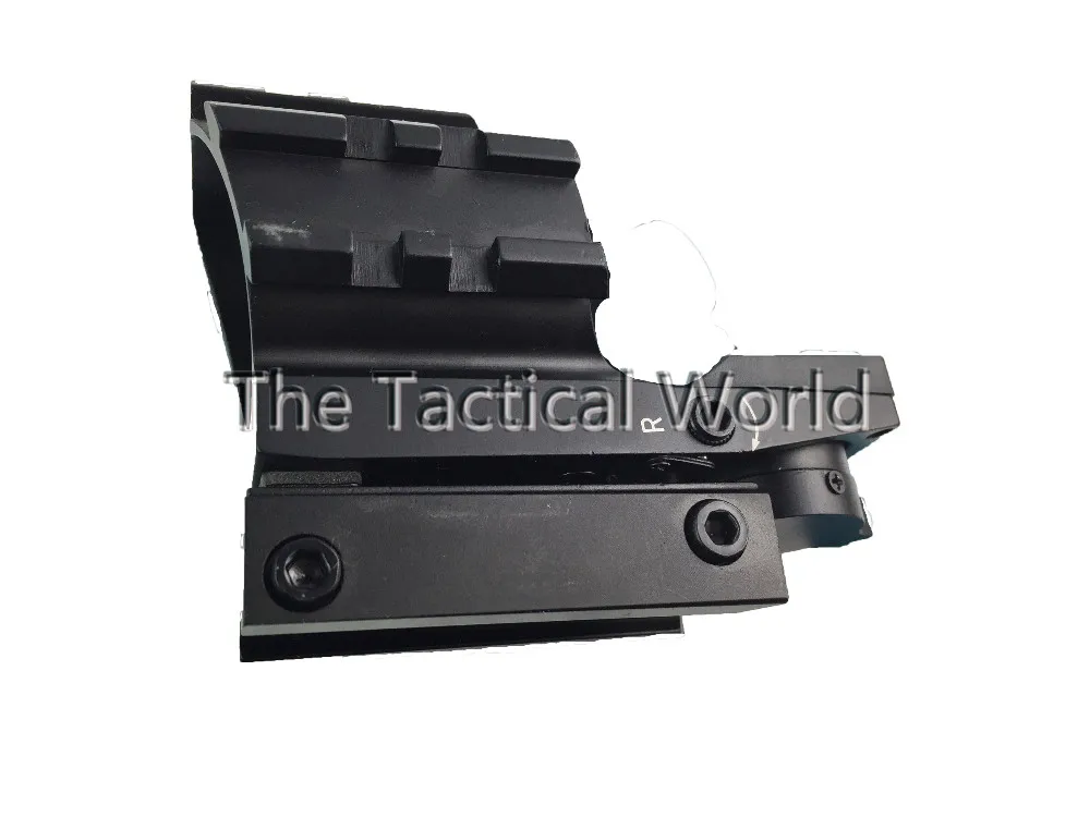 Airsoft ao ar Escopo com 20mm Retículo Multi-reflexo Vermelho Verde Dot Sight Caça Tático Holográfica Reflexivo Vista Ferroviário Livre Atirar 4 7 Cheap Lunetas Riflescopes