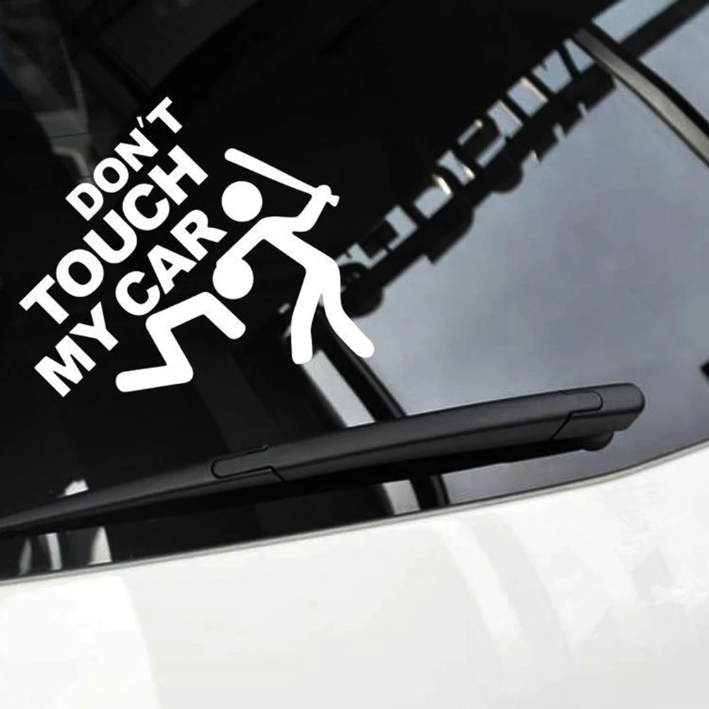 

Waterproof PVC Dont Touch My Car Pattern Reflective Car Sticker Funny Car Sticker