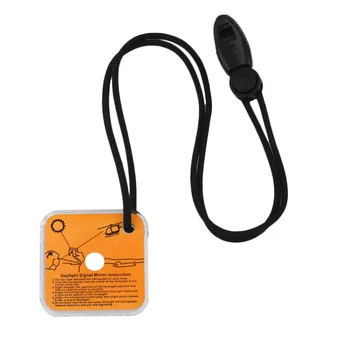 

OUTAD Heliograph Signal Mirror With Whistle Multifunctional Outdoor Emergency Survival Tool With Targeting Function High Quality