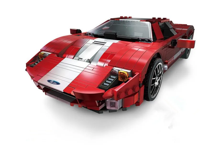 

919 pcs Technic Speed Champions GT40 Mustangs Super Sports Car Building Blocks Bricks Model Kids Toys Gifts