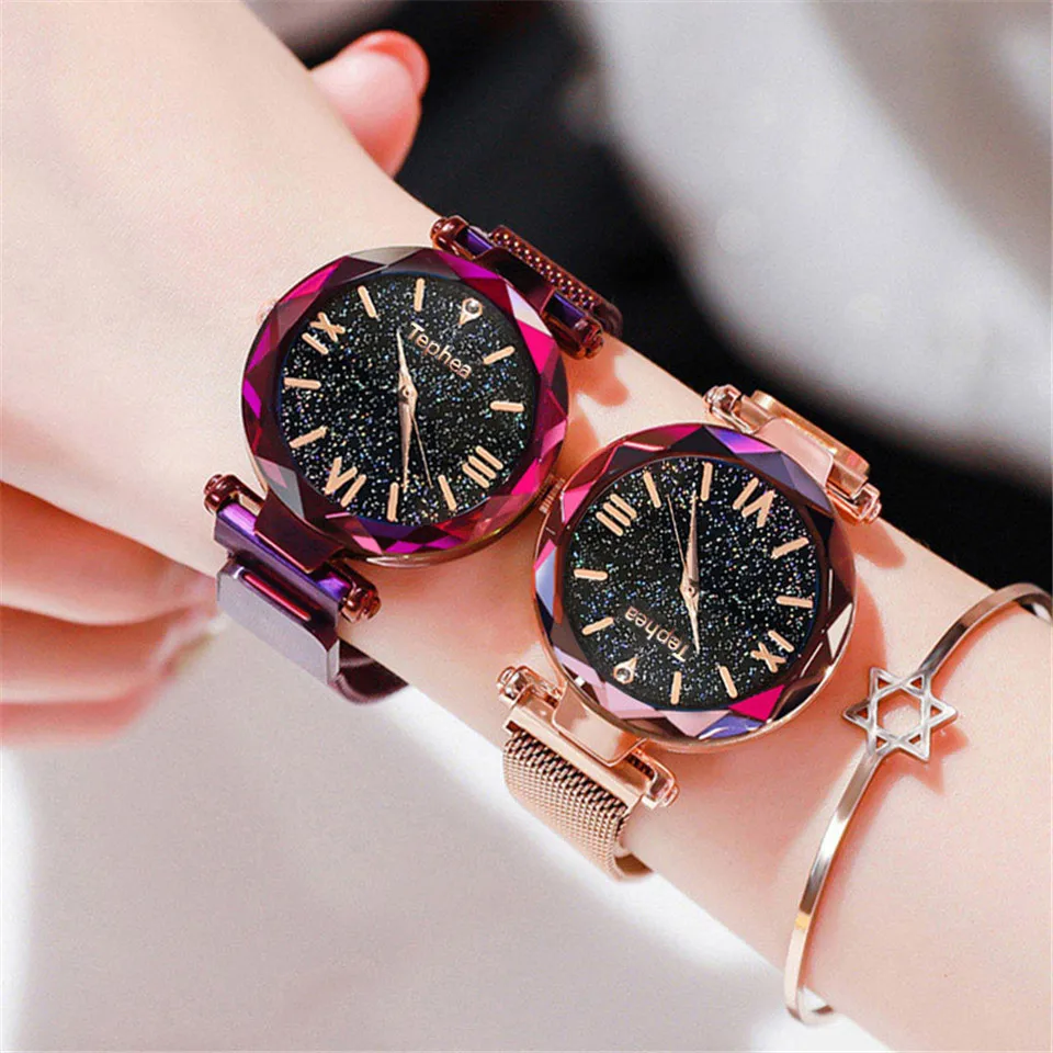 Звездное небо женские часы-браслет для женщин montre femme Женские кварцевые наручные часы zegarek damski relogio feminino reloj mujer