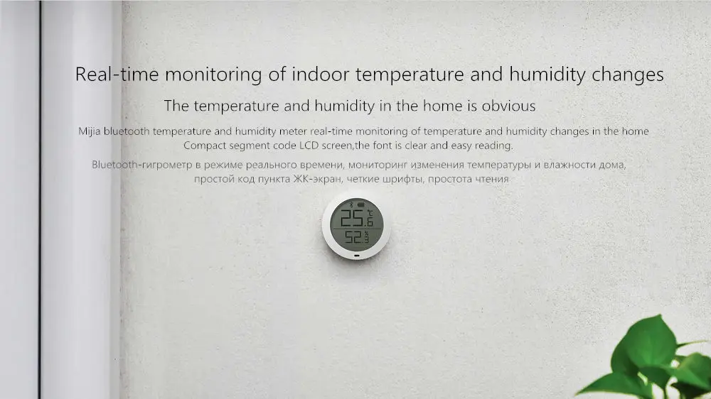 Xiaomi Mijia Bluetooth Temperature Humidity Sensor LCD Screen Digital Thermometer Hygrometer Moisture Meter