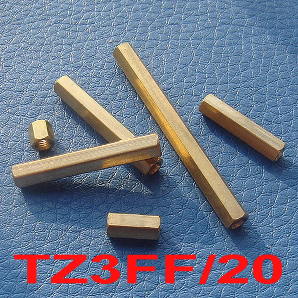 

( 50 pcs/lot ) 20mm PCB Spacer Hex Stand-Off Pillar, Female/Female.