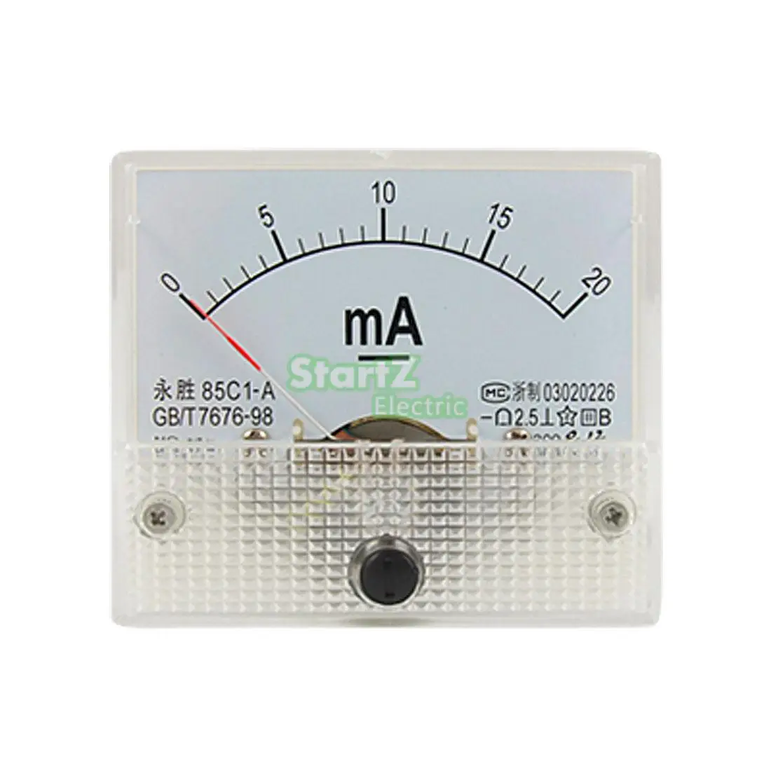 Buy DC Analog Meter Panel 30mA AMP Current Ammeters 85C1 0 30mA Gauge from