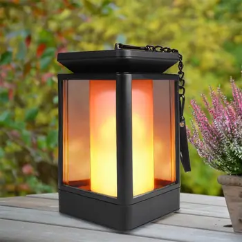 

Solar Lights Lanterns Outdoor Solar Power Hanging Lights Waterproof Dancing Flame Light for Garden Patios Balconies Decoration