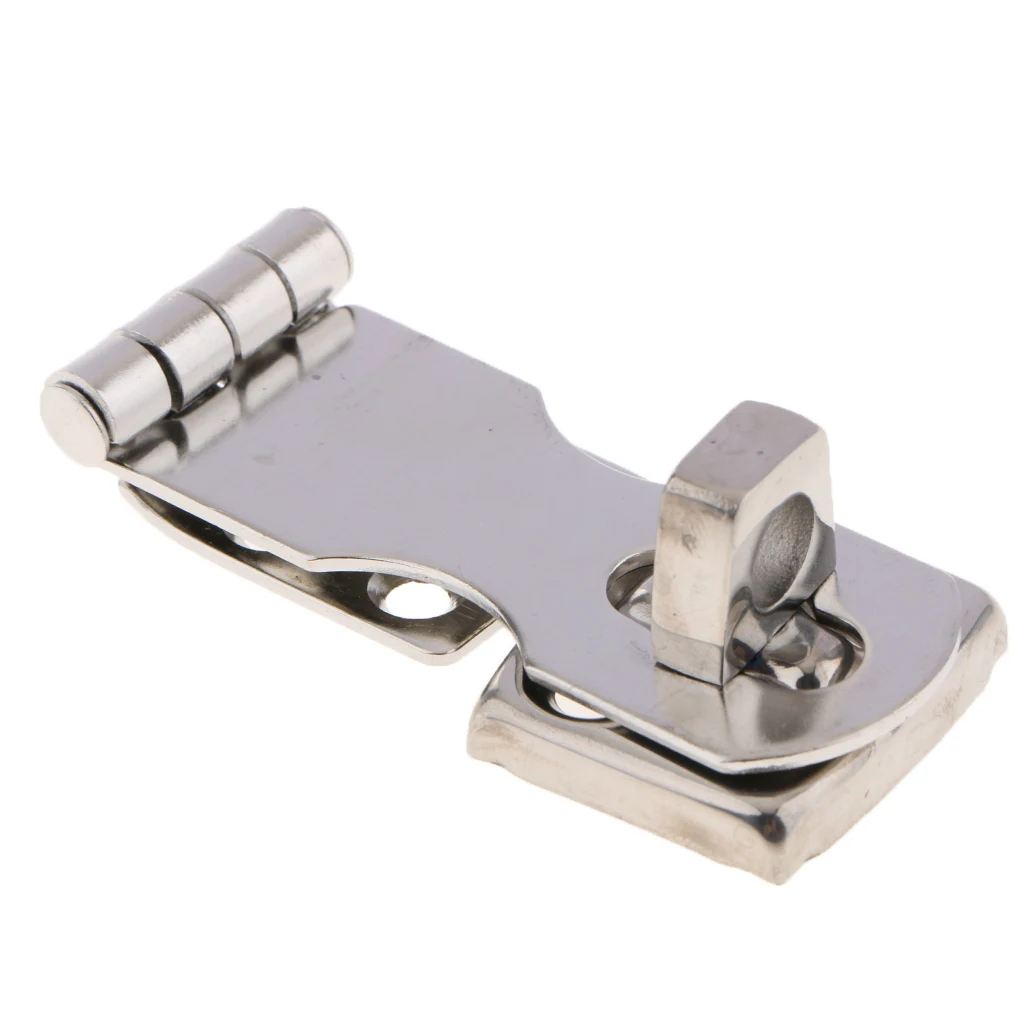 Marine 304 Stainless Steel Cabinet Door Swivel Safety Clasp Latch Hasp Durable Boat Parts Accessories