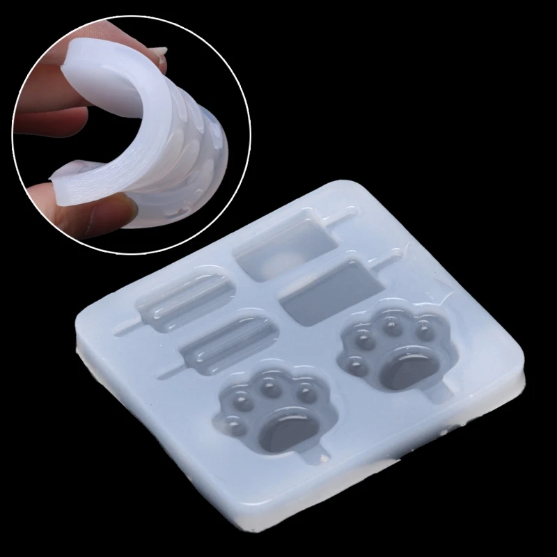 УФ Смола ювелирные изделия силиконовые формы мороженое эскимо кошачьи когти формы ювелирных изделий