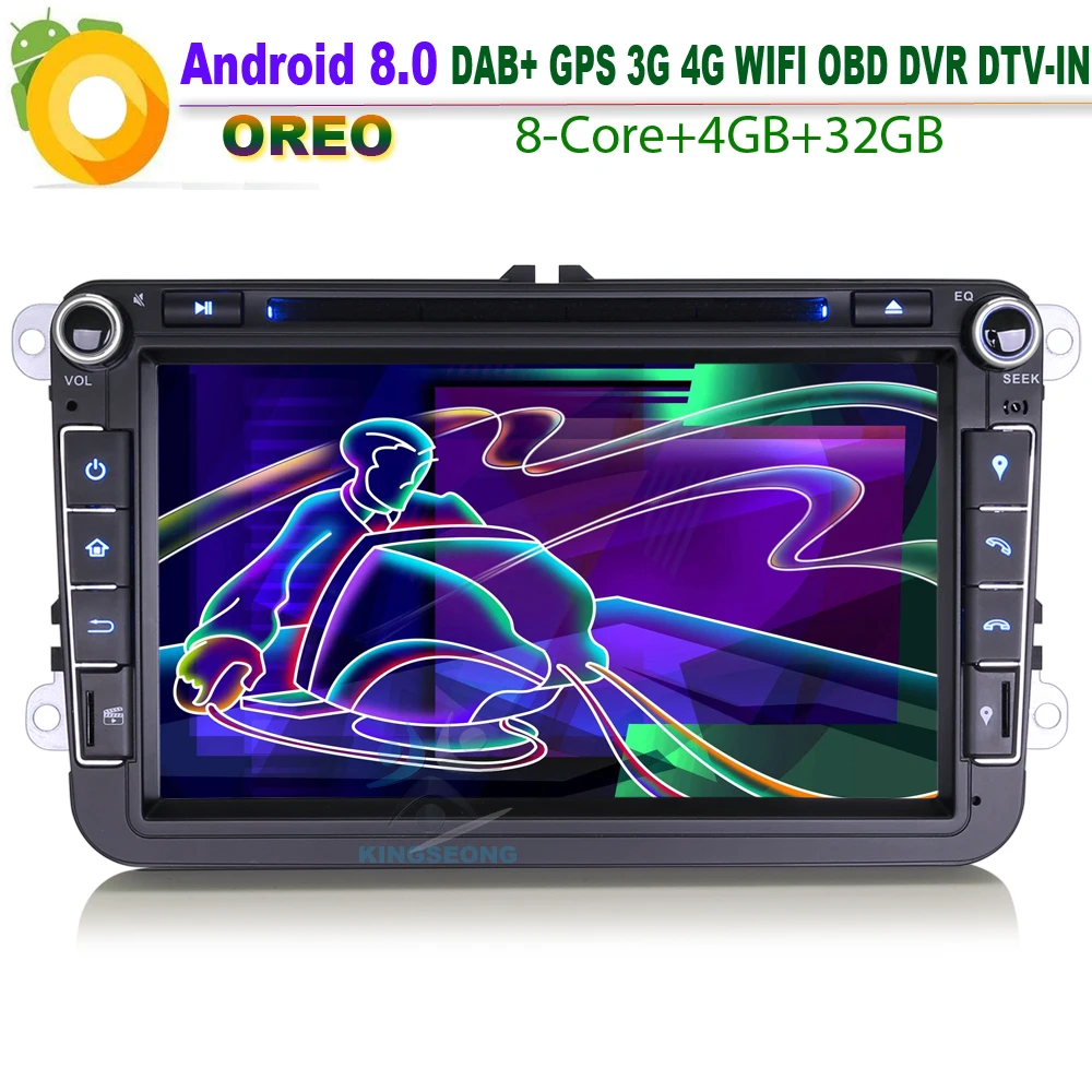 Discount 8"Android 8.0 GPS Sat Nav BT USB DVR DTV-IN Car DVD player For VW PASSAT GOLF JETTA CADDY TOURAN EOS +CAMERA+OBD2+DAB+radio box 0 Discount 8"Android 8.0 GPS Sat Nav BT USB DVR DTV-IN Car DVD player For VW PASSAT GOLF JETTA CADDY TOURAN EOS +CAMERA+OBD2+DAB+radio box 0