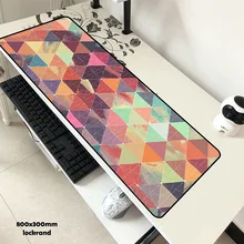 Geométrica almohadilla de gel para ratón 80x30cm pad a ratón locrkand ordenador alfombrilla de ratón jugador a la computadora portátil ratón personalizado esteras