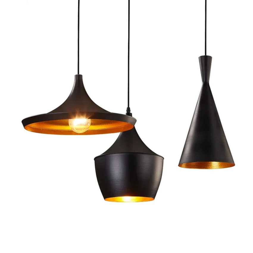 

Modern Wood Aluminum Design Pendant Lights Beat Musical Instrument Hanging Lamp Light Restaurant Bar Living Dining Room Lighting