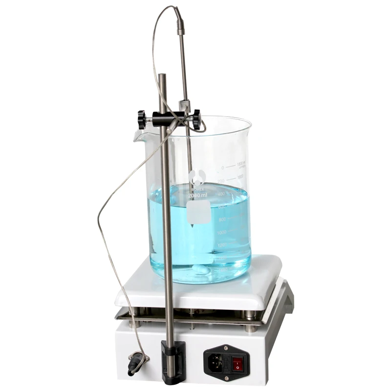 SH-4C Laboratory Magnetic Stirrer with Heating Hotplate Blender mixer Temperature Digital Control Displaywith Magnetic Stir Bar