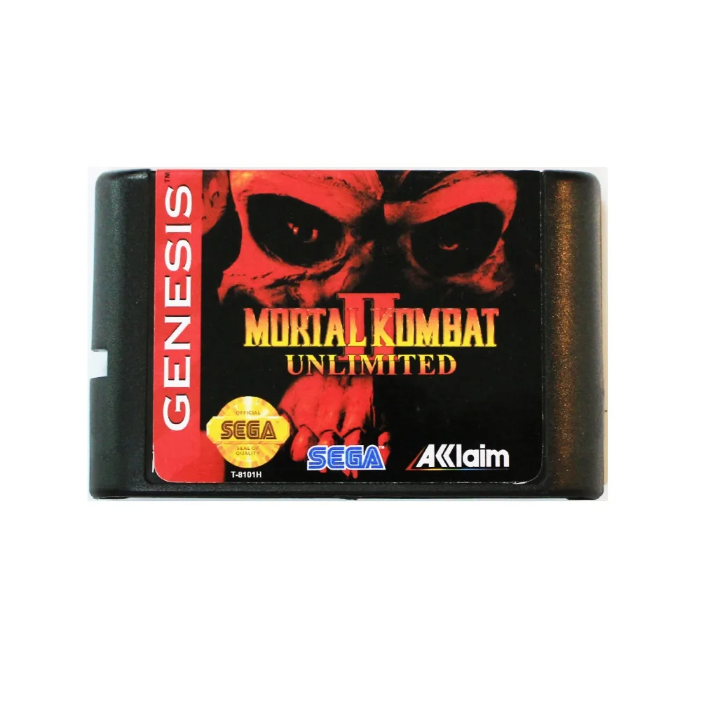 Mmoral Kombat 2 неограниченное 16 бит MD игровая карта для sega Mega Drive для sega Genesis