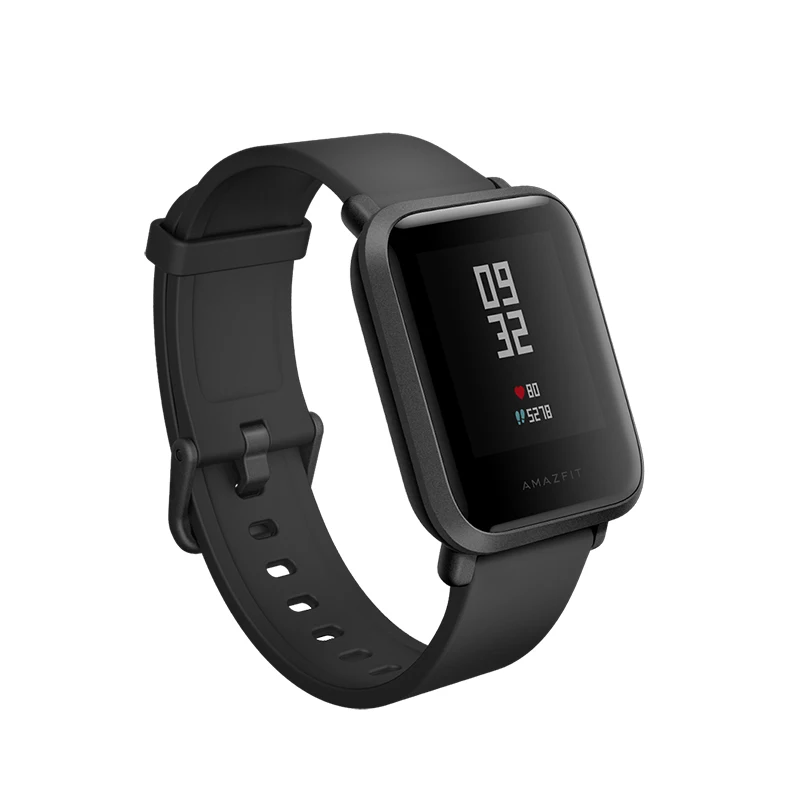 Смарт часы Xiaomi Amazfit Bip (GPS 45 дней без подзарядки) белый и черный ремешки с