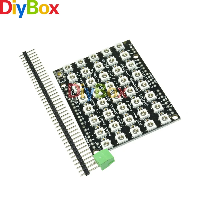 

40 LED Matrix WS2812 LED 5050 RGB Full-Color Driver Board For Arduino