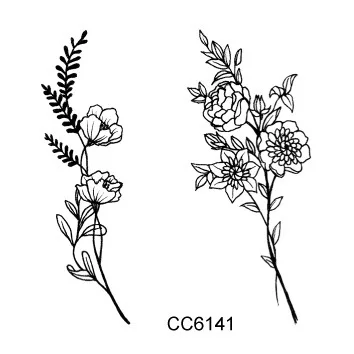 Водостойкая Временная флеш-тату в виде камелии розы цветы свободы тату наклейки флэш-тату поддельные татуировки для девушек