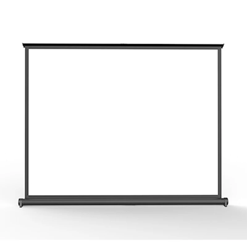 Portable 40 Inch 4:3 Hang/Desk/Table Screen Viewing Area Pull Down Matt White Easy Installtion for All Projectors Home Theater for tcl l40f3200b article lamp 40 down lj64 03029a lta400hm13 screen 1piece 60led 455mm 2pieces lot