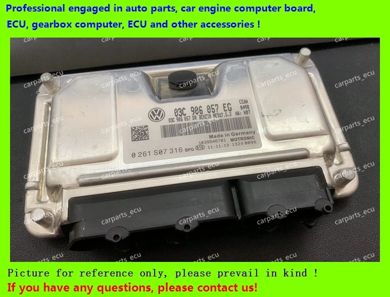 

For car engine computer board/VW Skoda ECU/Electronic Control Unit/Audi0261207838/0 261 207 838/Sagitar03C906057EG 0261S07316