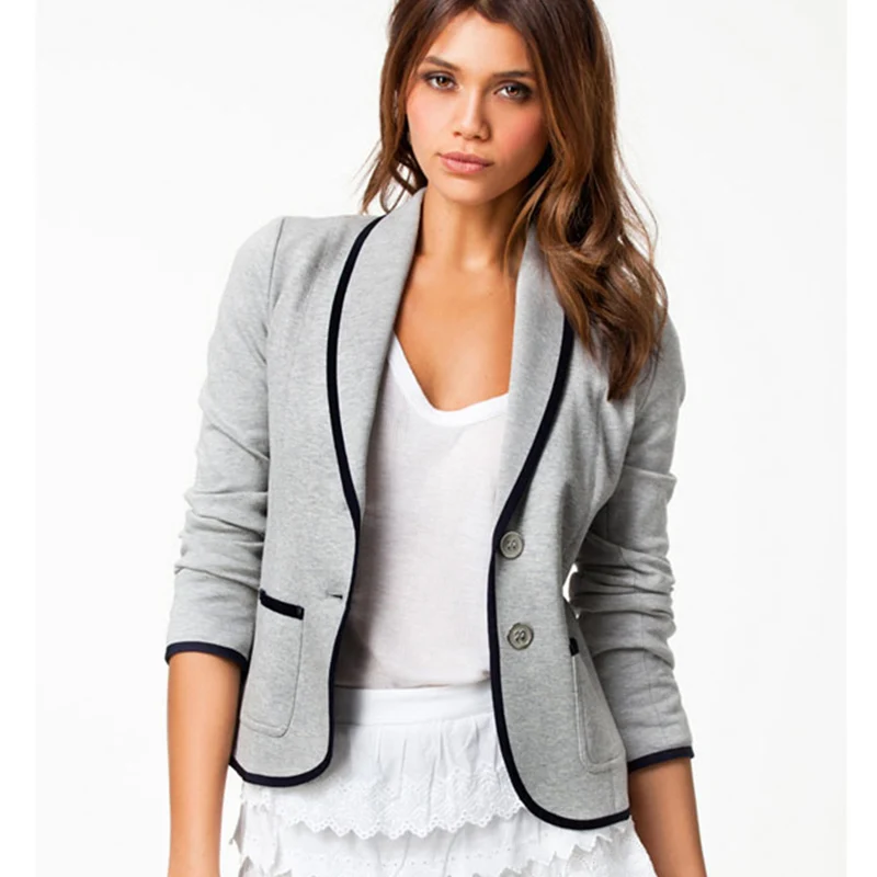 Женская Офисная куртка пальто большого размера 6XL Harajuku осенний костюм Chaquetas Mujer