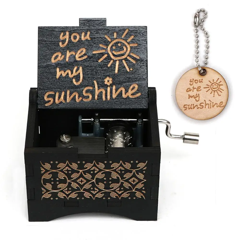 Деревянная музыкальная шкатулка You Are My Sunshine|Музыкальные шкатулки| |