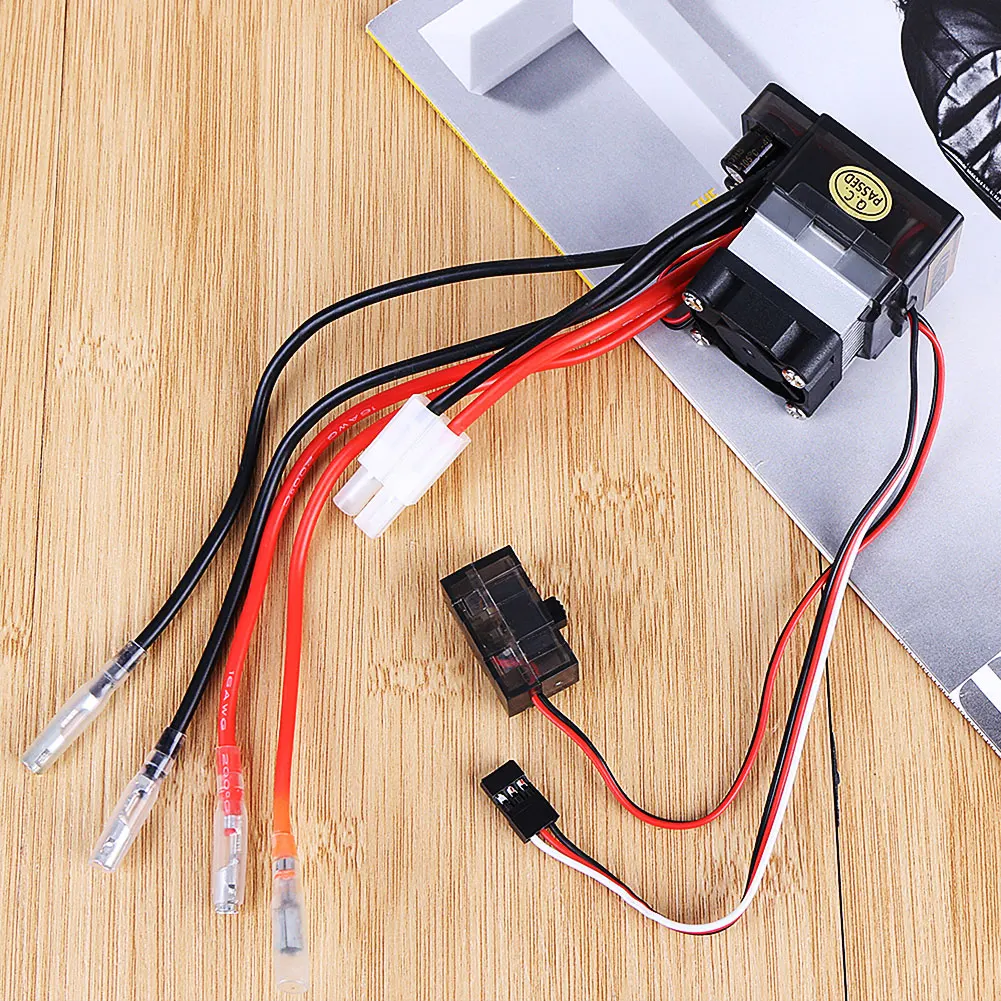 Двойной способ 320A ESC щеточный регулятор скорости двигателя с вентилятором для RC модели автомобиля лодки
