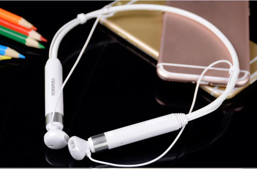 Bluetooth наушники Fineblue шейный Браслет Беспроводная bluetooth-гарнитура стерео анти-потеря NFC Спортивные Наушники# A