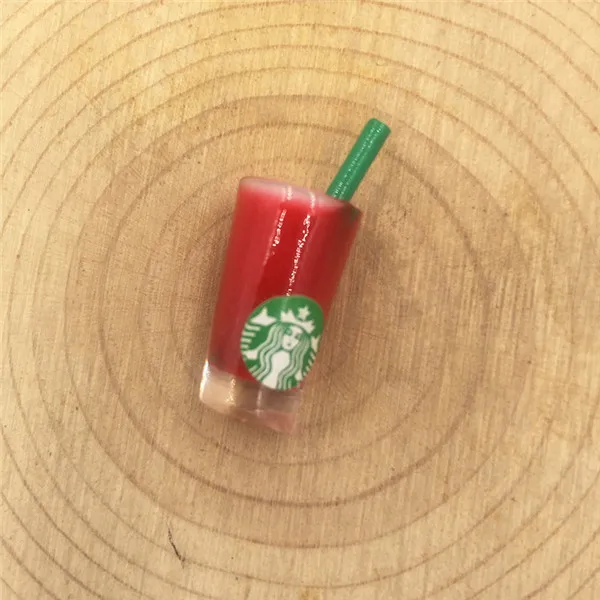 10 шт. 3D миниатюрные каваи кофейные чашки полимерные Кабошоны для телефона Deco ювелирные аксессуары мини-еда DIY ремесла 10*22 мм - Цвет: red