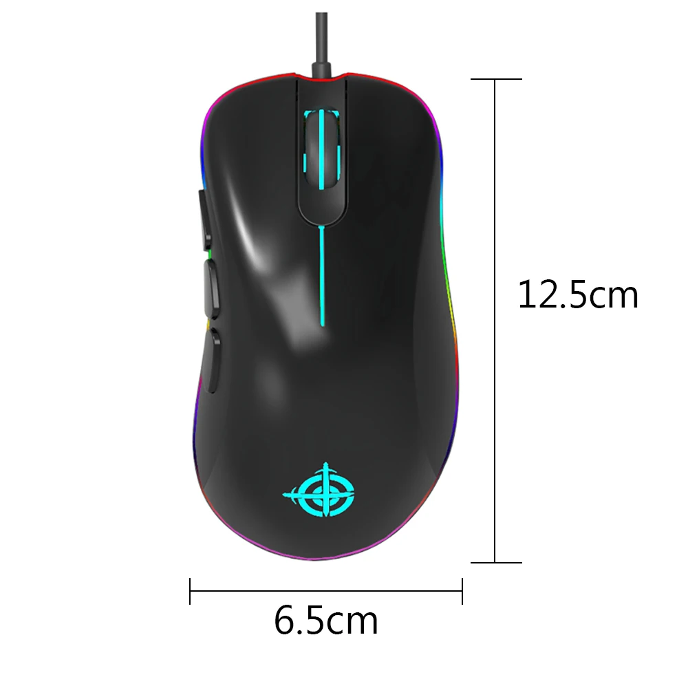 Проводная игровая мышь MAGIC REFINER MG10 с USB 6 кнопок 5000DPI настраиваемая программируемая