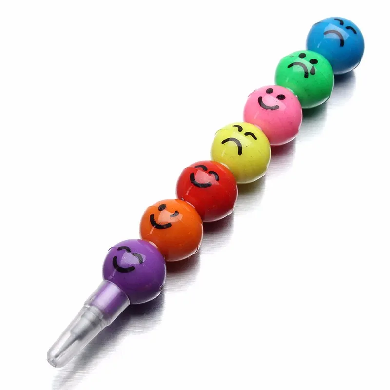 DIY Pencils Popular Cute Ball Face For Children Study Stationary Gifts