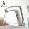 Bathroom Faucet Electric Automatic Sensor Faucet Touchless Kitchen Sink Basin Battery Power Hot And Cold Water Mixer Taps 8024 ► Photo 1/6