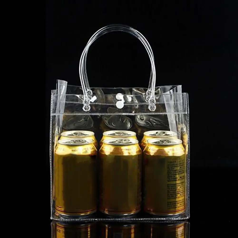 Clear Tote Shopping Bag Friendly Purse Transparent Handbag PVC Plastic Pouch Portable Food Packaging Easy To Carry Fashion Clear Tote Shopping Bag Friendly Purse Transparent Handbag PVC Plastic Pouch Portable Food Packaging Easy To Carry Fashion