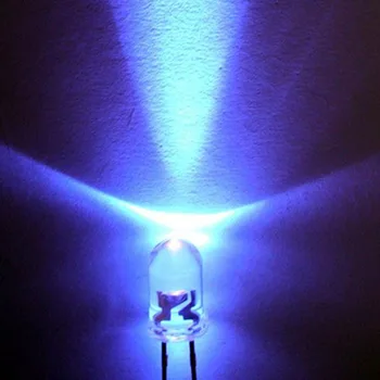 

Deep UV Led F5 365nm 5mm Round Led Straw Hat Round Dip LED