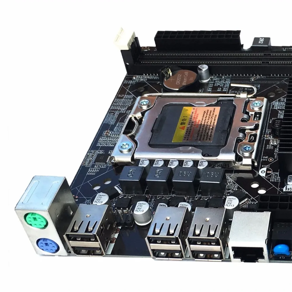 

X58 Desktop Motherboard Computer Mainboard For LGA 1366 DDR3 16GB Support ECC RAM For Quad-Core Six-Core Needle 8PIN
