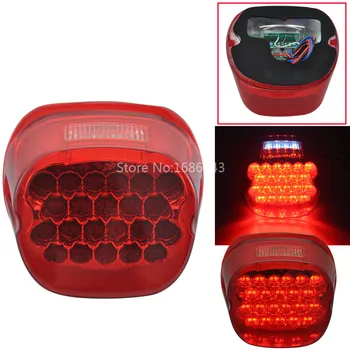 

12V Red Running License Brake TailLight Fit for Harley Davidson Dyna Electra Glide Road Glide Road King Sportster Stop Tail Ligh