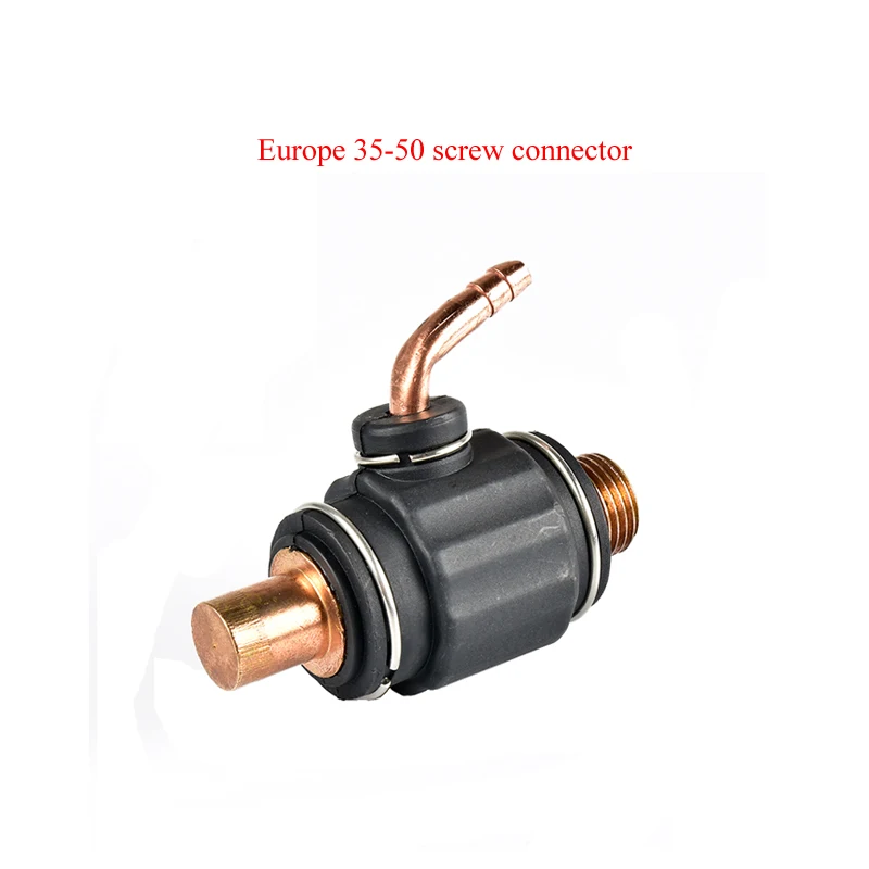 2021 New Quick Air Cooled to Water-cooled Euro 35-50 Connector Cooper Female Connects Screw M16 1PC