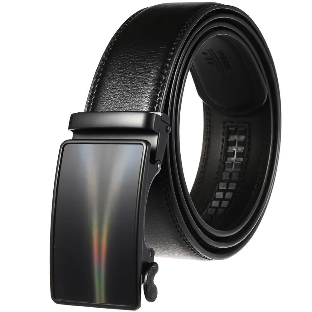 

Good Belts for Men Quality Cow Genuine Leather Mens Belt Male Automatic Alloy Buckle Waist Straps Cinturones Hombre