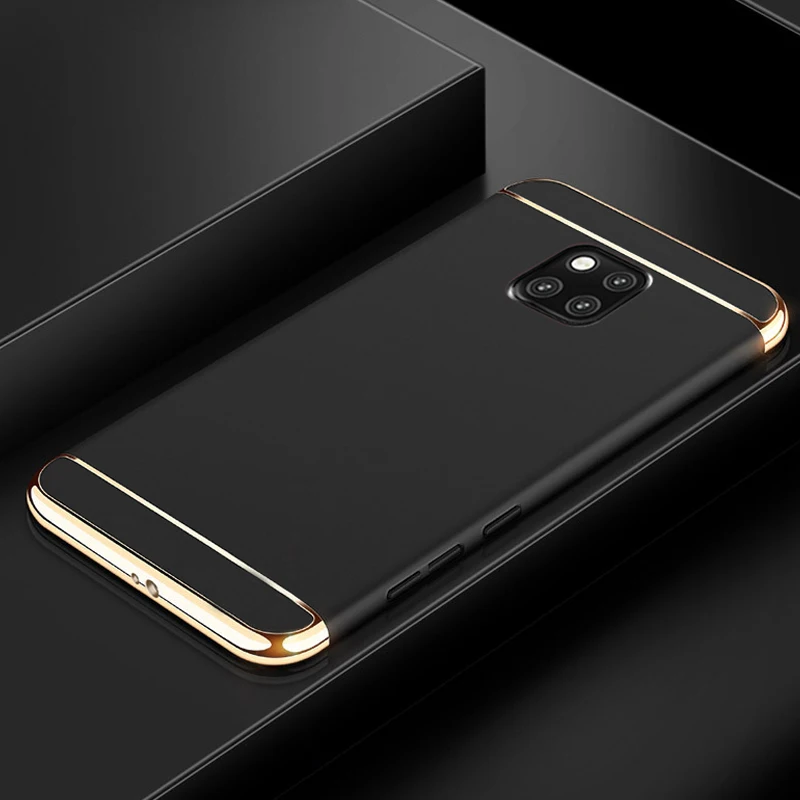 black KaiNuEn роскошный etui, чехол, чехол для HuaWei mate 20 lite mate 20 Pro 20Lite Роскошный чехол для задней панели телефона из жесткого пластика 3d милый - Цвет: black