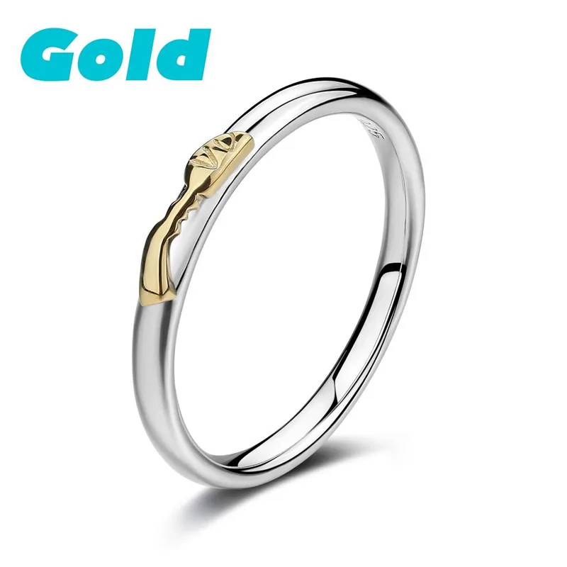 2 pieces Silver Golden Color High Quality Lovely Cartoon Cat Pair Lovers Ring for Women Engagement Couple Ring Jewelry Gift