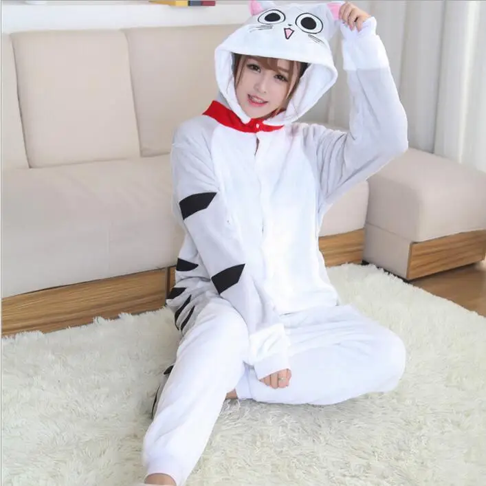 

Cheshire Cat Onesie Pajamas Kigurumi Animal Cosplay Costume Family Pyjamas Women/Kids/Men/Girls