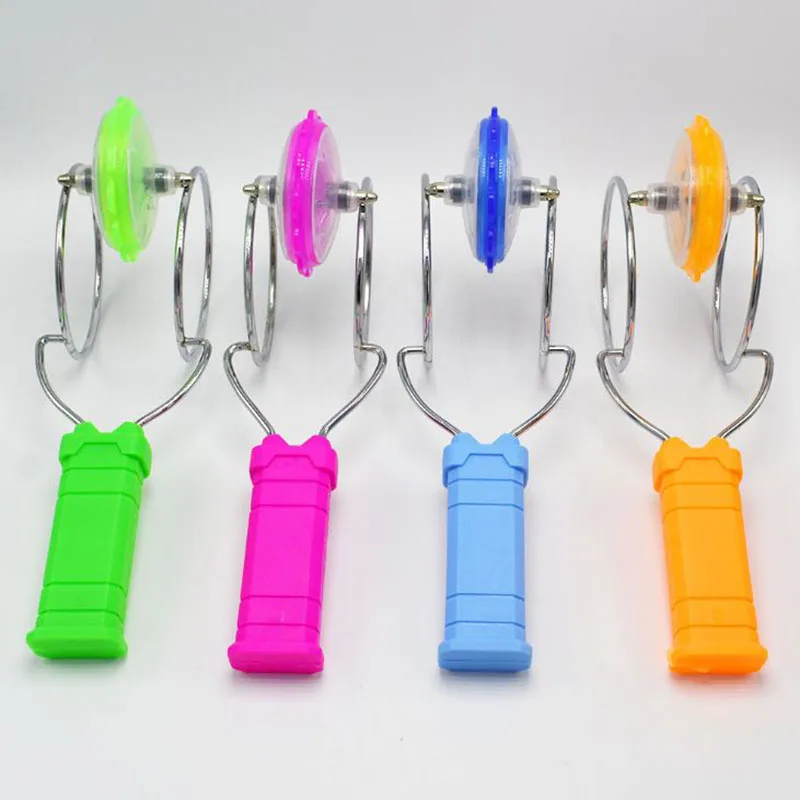 

1 Pc Funny Magnetic Gyro Wheel Magic Spinning Top Laser Led Gyro Colorful Light Toy Children Light-Up Toys Gift