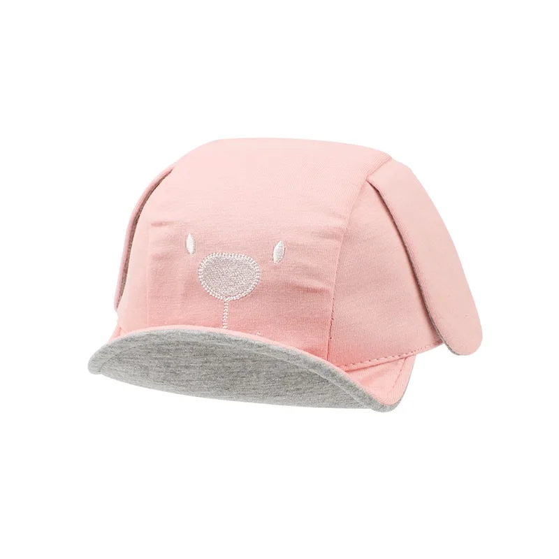 Cartoon Dog Baby Cap Cotton Pattern Baby Sun Hat Cute Ears Toddler Caps For Boys Spring Summer Girls Caps Baby Boys Clothing (17)
