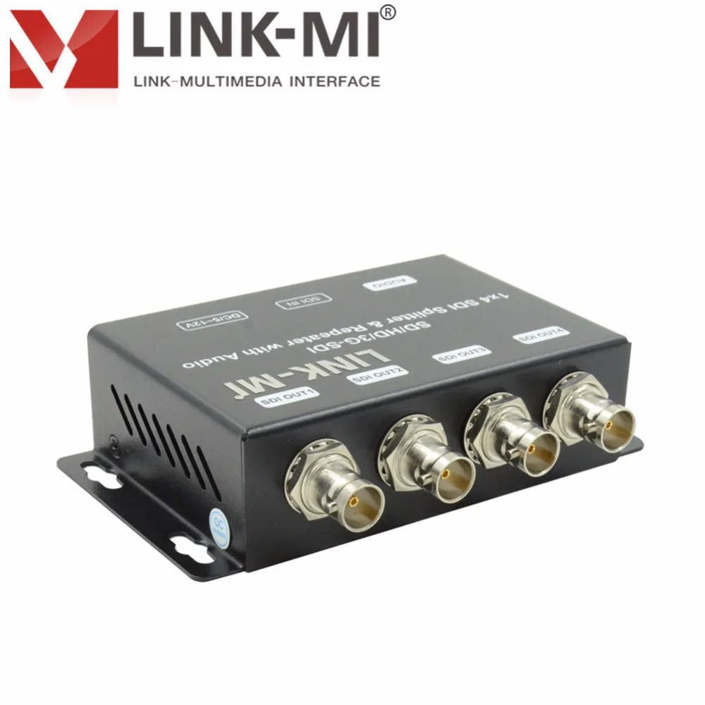 LINK MI LM SDI 104 SD/HD/3G 1 4 распределительный усилитель 120 м сигнал повторителя 200 с аудио
