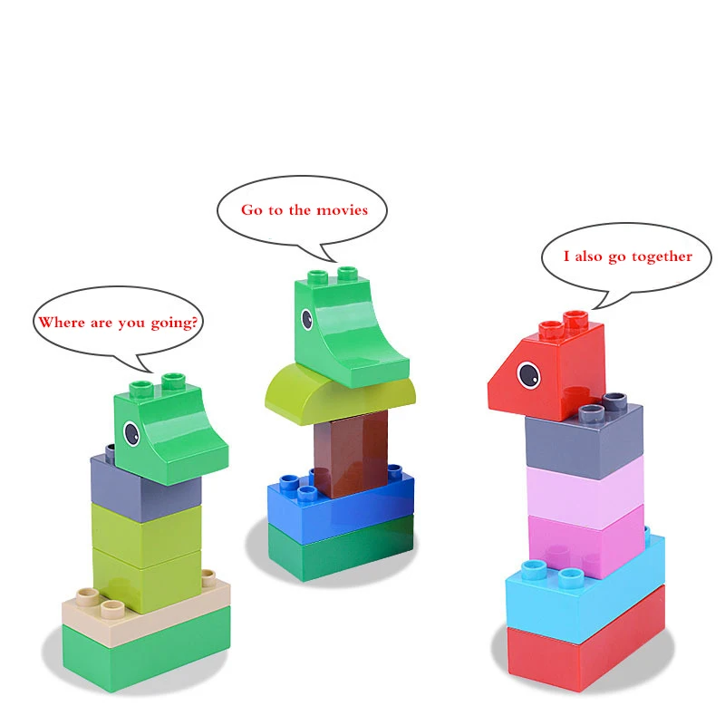 Single Sale Large Particle Diy Building Block Accessories Colorful Base Plate Compatible with LegoING  Duplo Toys For Baby Gift (1)