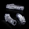 3pcs  Tibetan Silver Dragon Hair Braid Bead Braiding Dread Dreadlock Tube Beads Ring Cilp Cuff For Braiding Hair Extension ► Photo 2/6