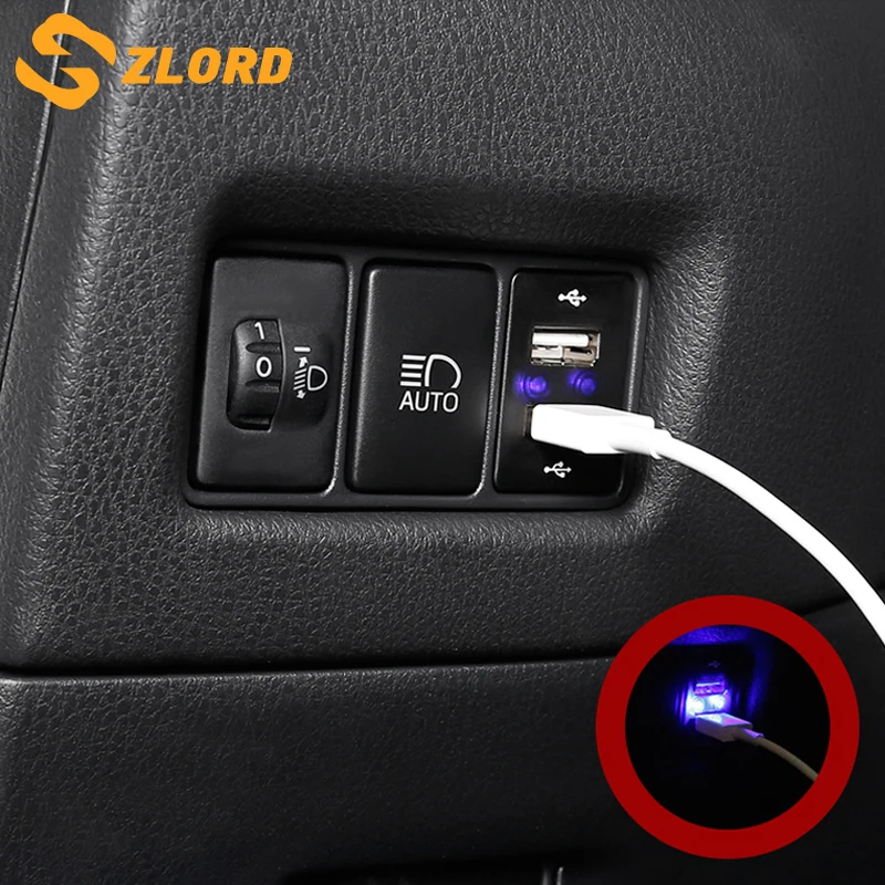 

Zlord Car USB interface module USB socket upgrade modified decorative For Toyota C-HR CH-R 2017 2018 2019 car accessories