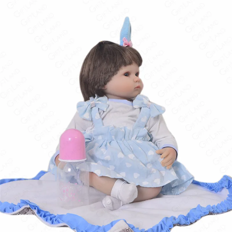 Reborn Baby Doll Bebe Reborn Realista Little Angel With Floppy And Fluffy Rabbit Ears Best Birthday Gifts For Your Princess Hot Buy At The Price Of 92 18 In Aliexpress Com Imall Com