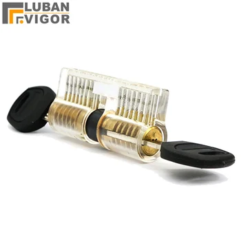 

Transparent Anti-theft lock cylinder,Practice/Teaching lock cylinder,how to open lock, Locksmith Supplies/tools